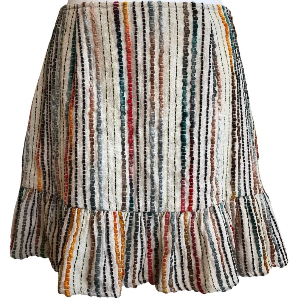 SALE!!!!! NWT THML Multi-Stripe Woven Mini Skirt